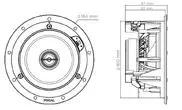 Встраиваемая акустика Focal 100 ICW 5 White