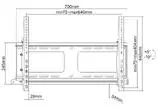 Кронштейн настенный наклонный Exell EXi-H1264-AT