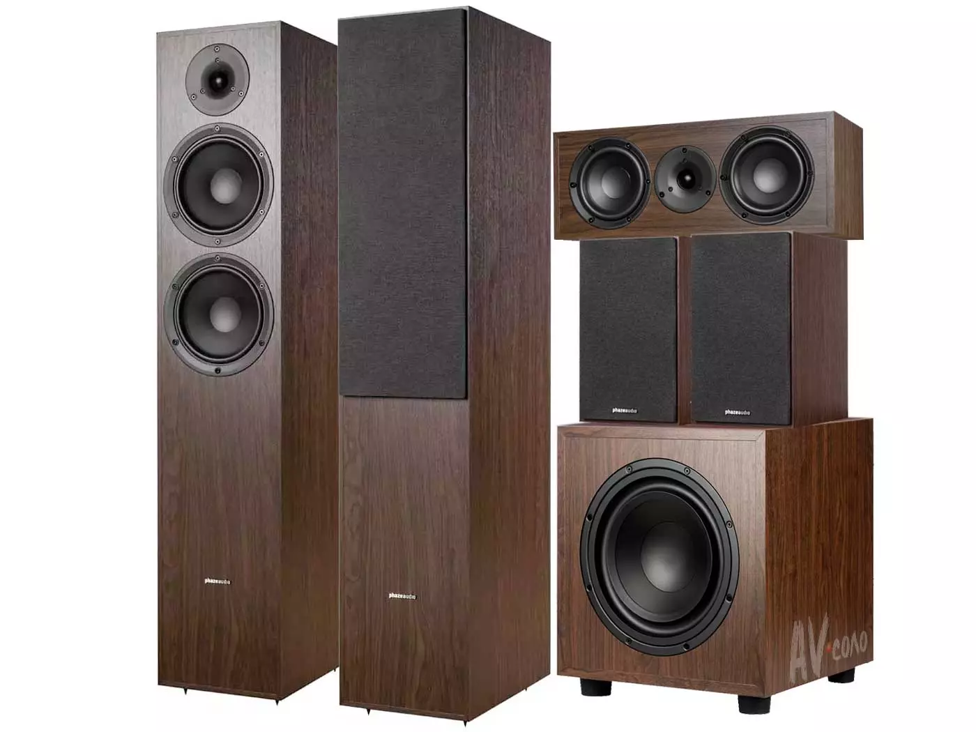 Комплект акустики Phaze Audio Tilia 5.1 Dark Oak