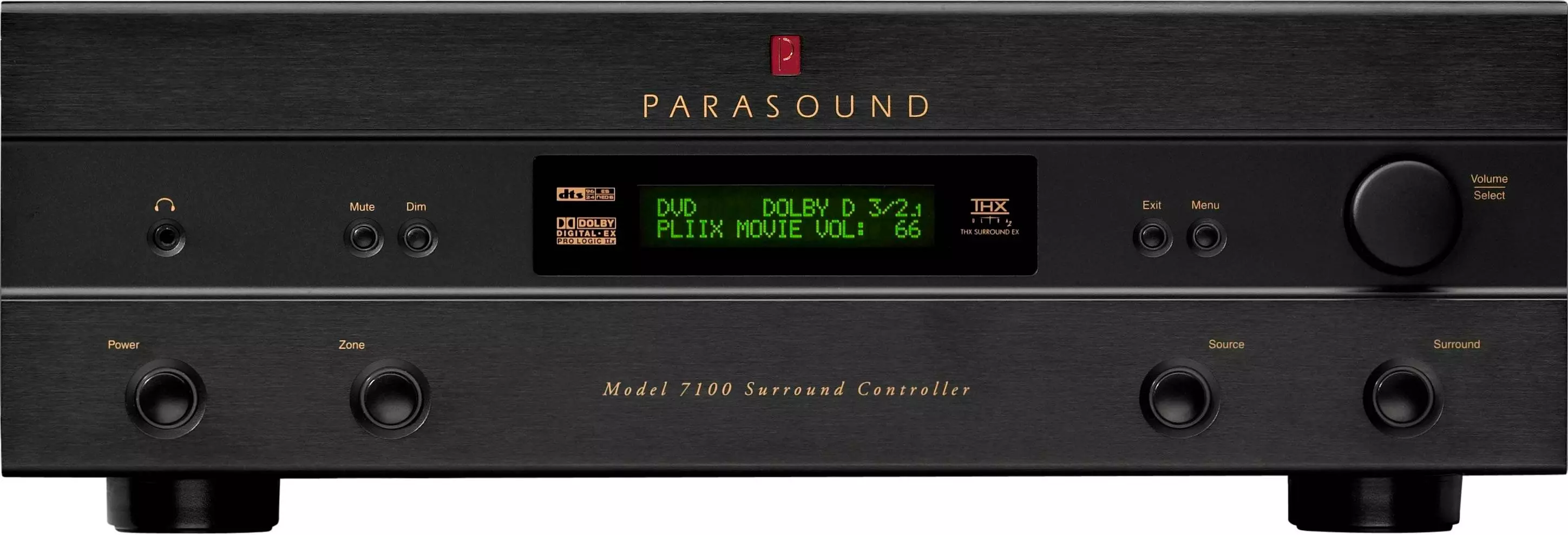 Parasound 7100 Surround Controller Black