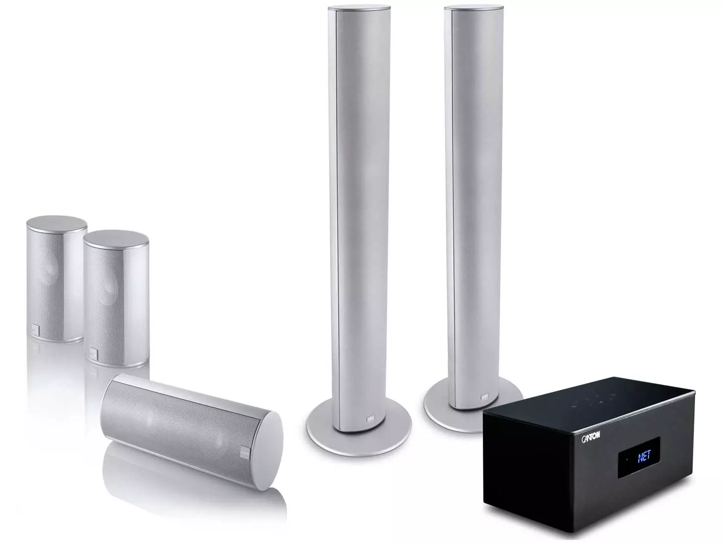 Комплект домашнего кинотеатра  Canton Smart Cinema CD 5.0 Silver