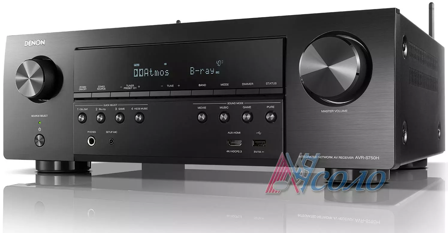 AV-Ресивер Denon AVR-S750H Black