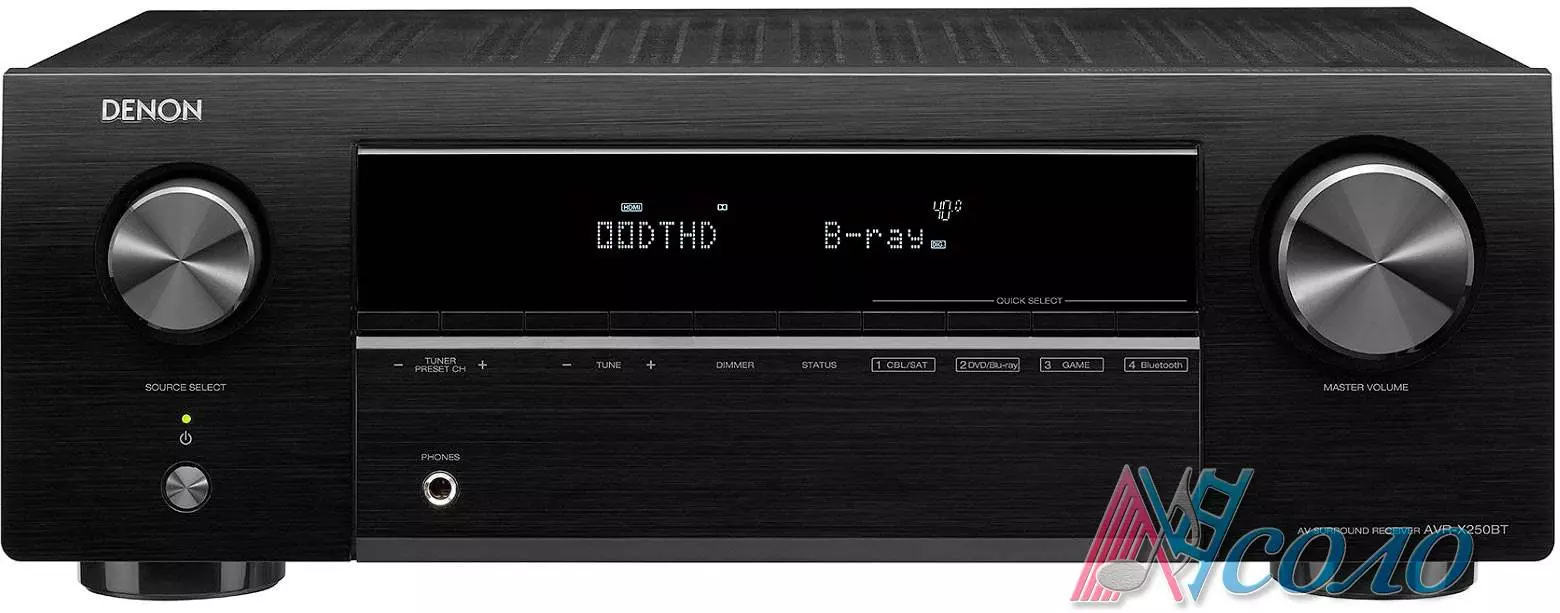 AV-Ресивер Denon AVR-X250BT Black