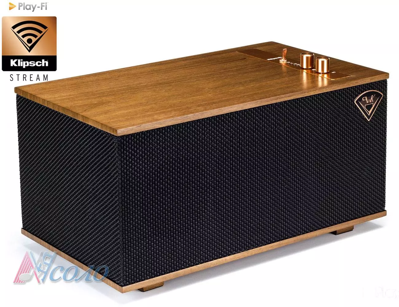Портативная акустика Klipsch The Three Портативная акустика Walnut