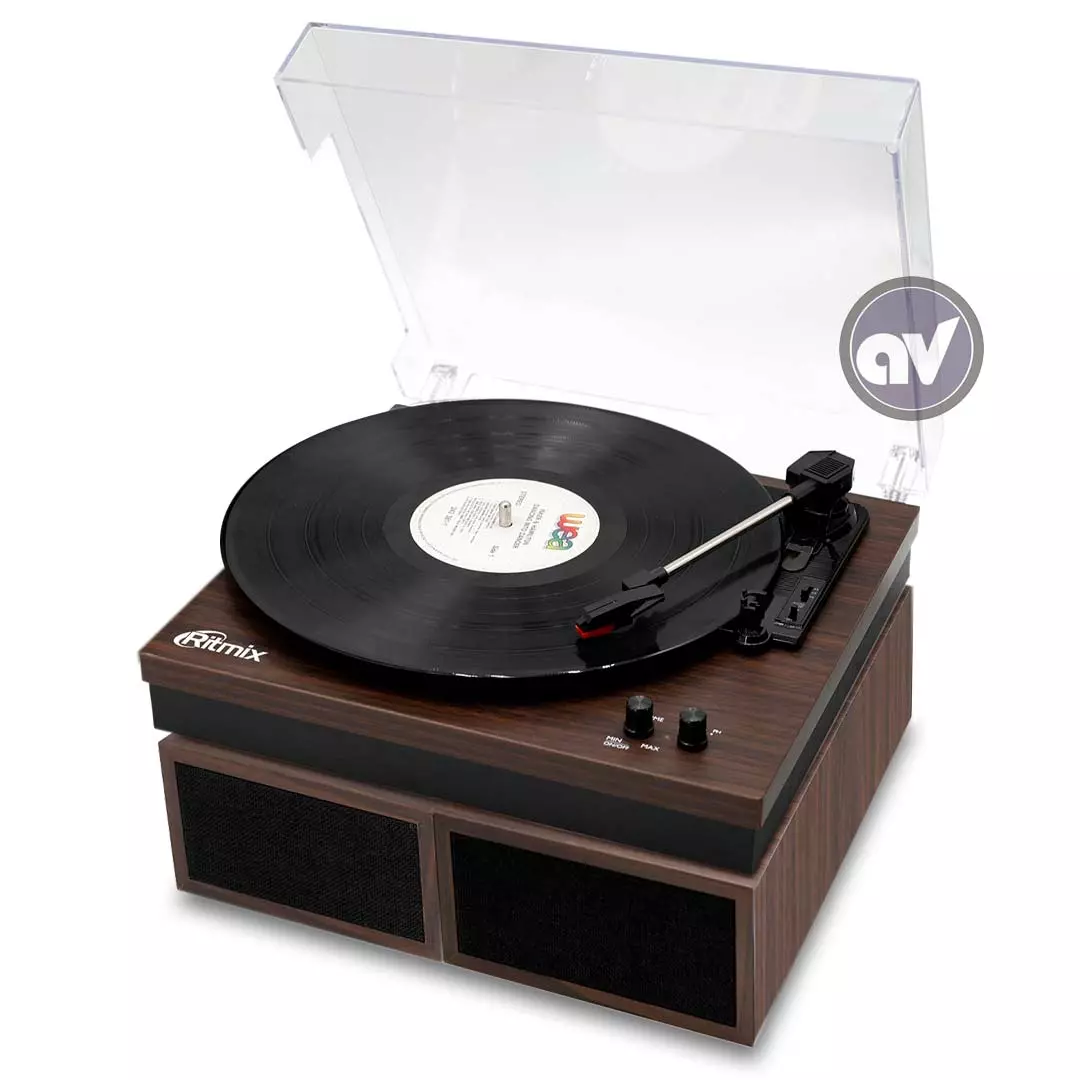 Проигрыватель виниловых пластинок Ritmix LP-340B Dark Wood