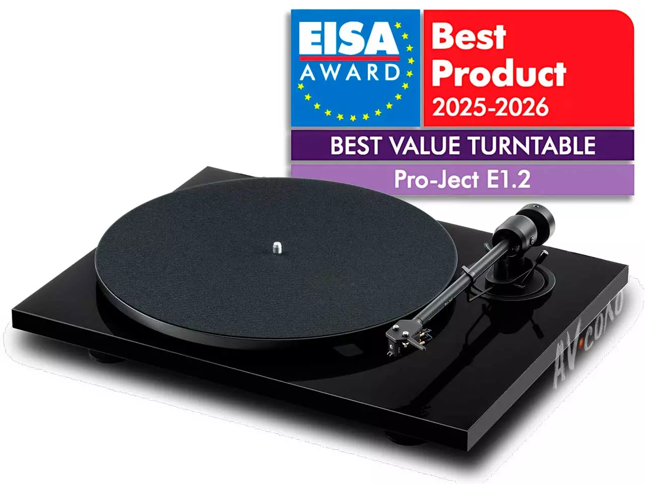 Проигрыватель виниловых дисков Pro-Ject E1.2 Phono (Pick it MM E) High Gloss Black
