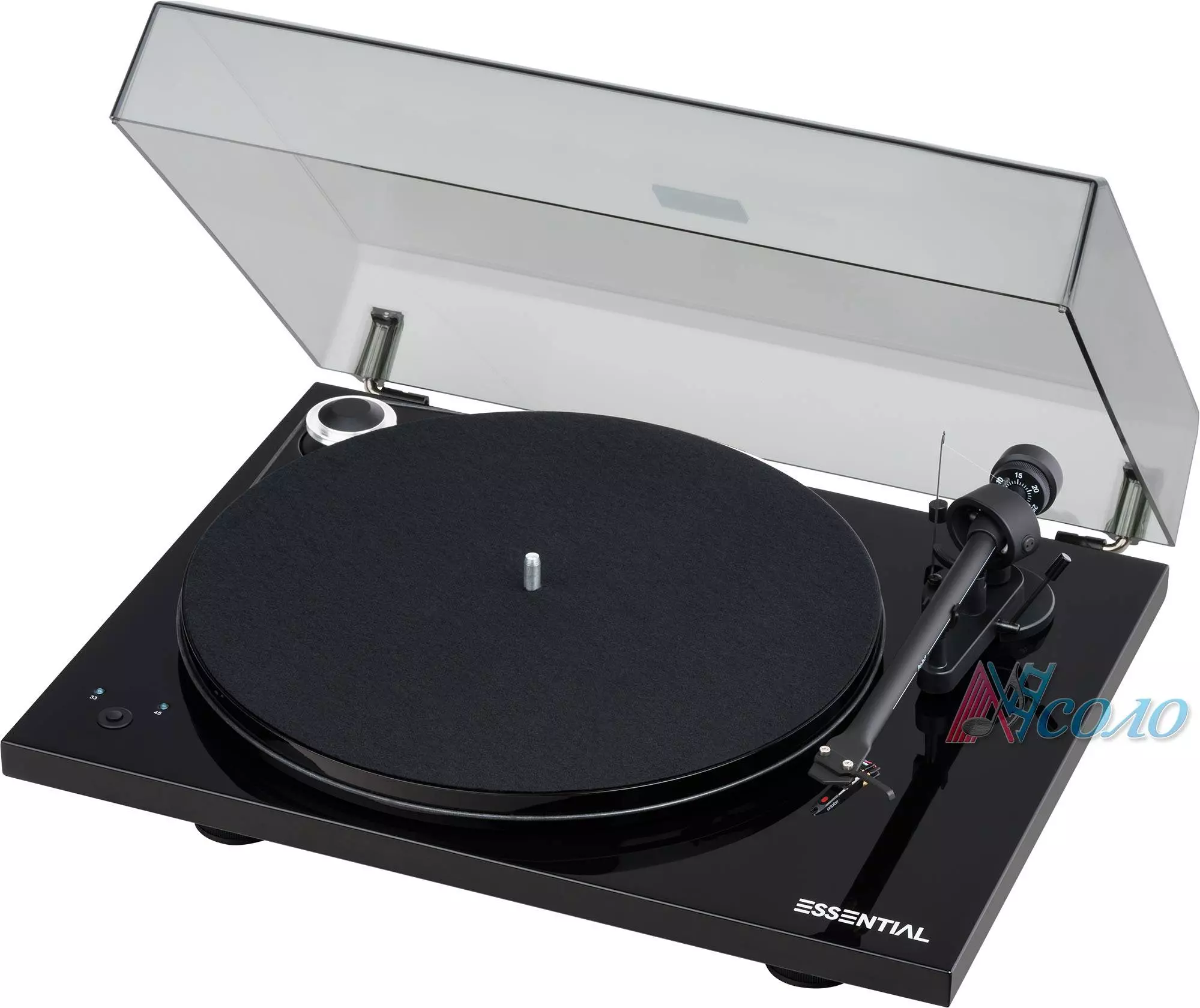 Проигрыватель виниловых пластинок Pro-Ject Essential III RecordMaster (OM 10) Piano Black