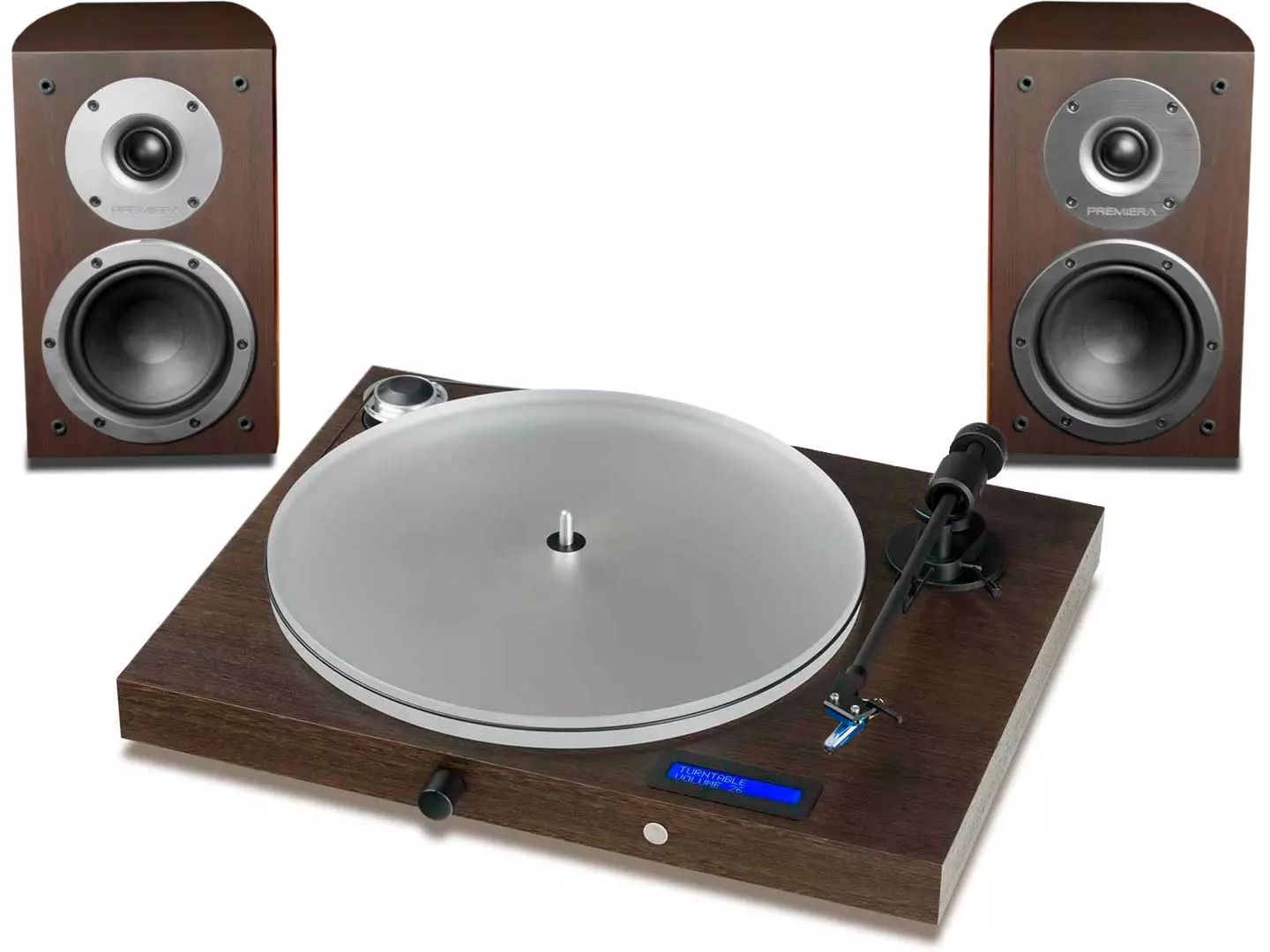 Hi-Fi система Pro-Ject JUKE BOX S2 + Premiera DS-501 Eucalyptus,Mocca
