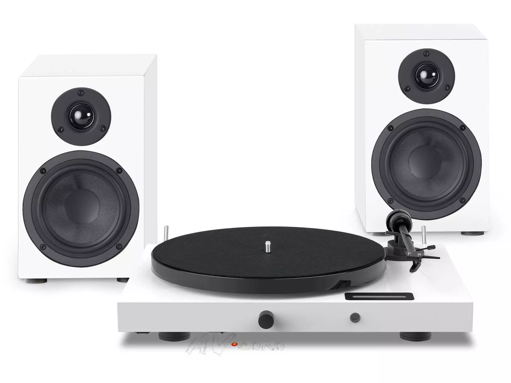Hi-Fi система Pro-Ject SET Juke Box E1 + Speaker Box 5E White