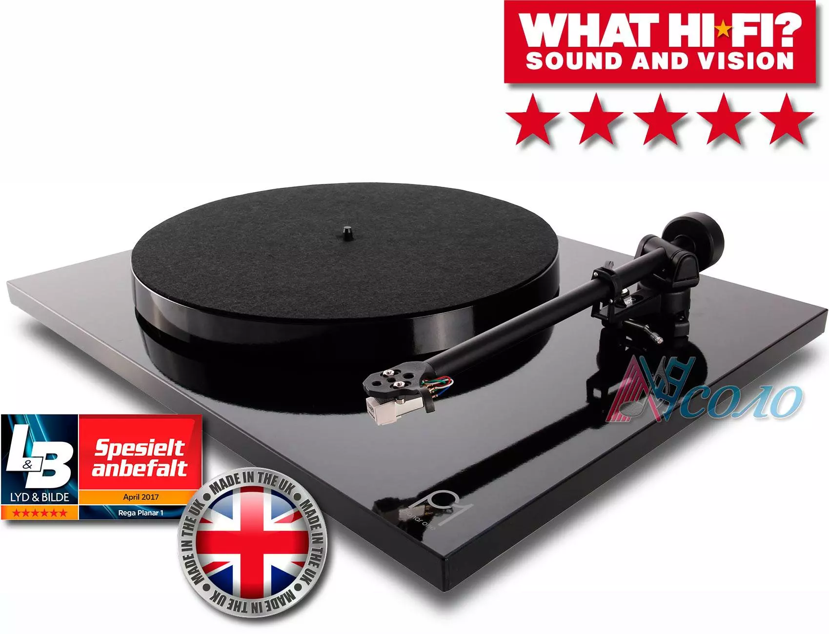 Проигрыватель виниловых пластинок Rega Planar 1 Black