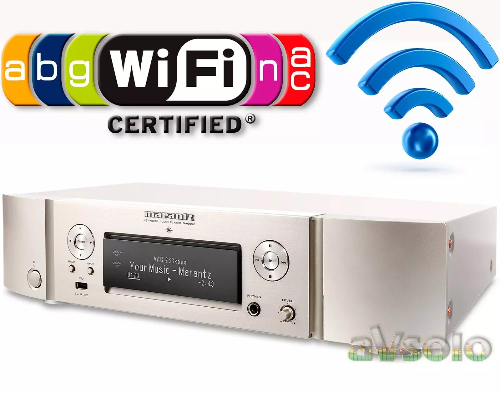 Marantz NA6006 Silver Gold