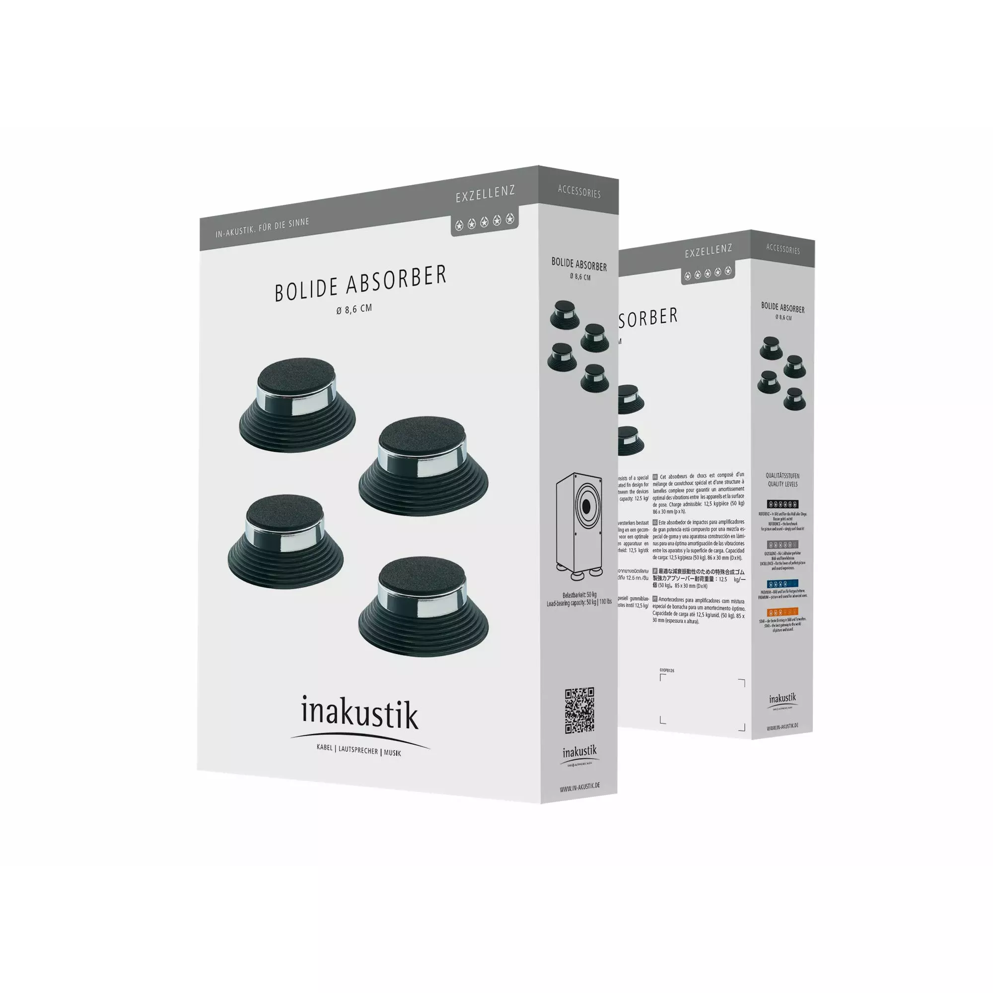 Inakustik Exzellenz Bolide Absorber 008550 chrome black