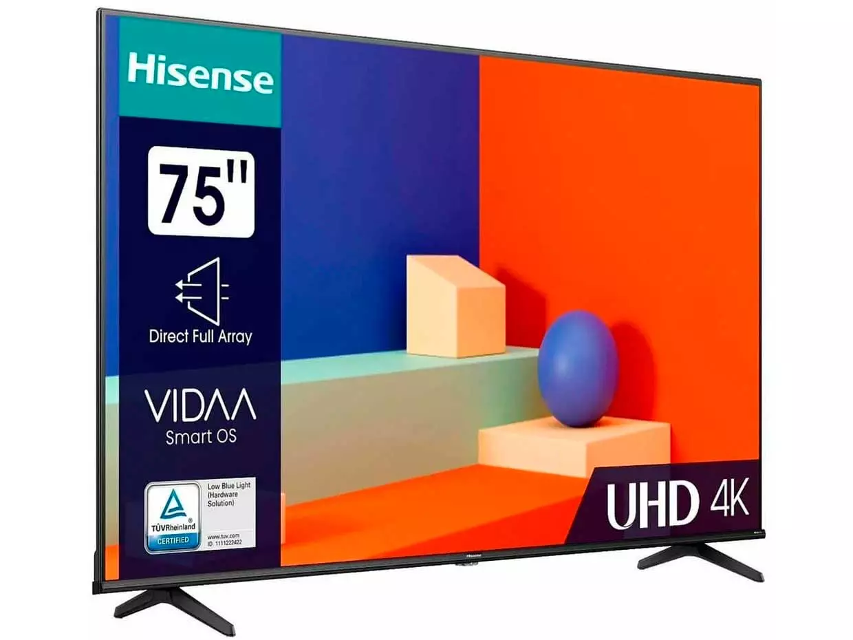 Телевизор Hisense 75A6K Black