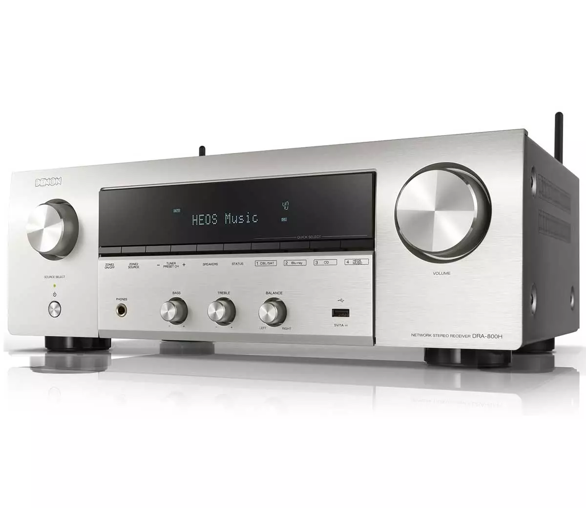 Интегральный стереоусилитель Denon DRA-800H Premium Silver