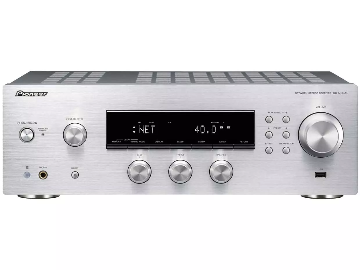 Сетевой ресивер Pioneer SX-N30AE Silver