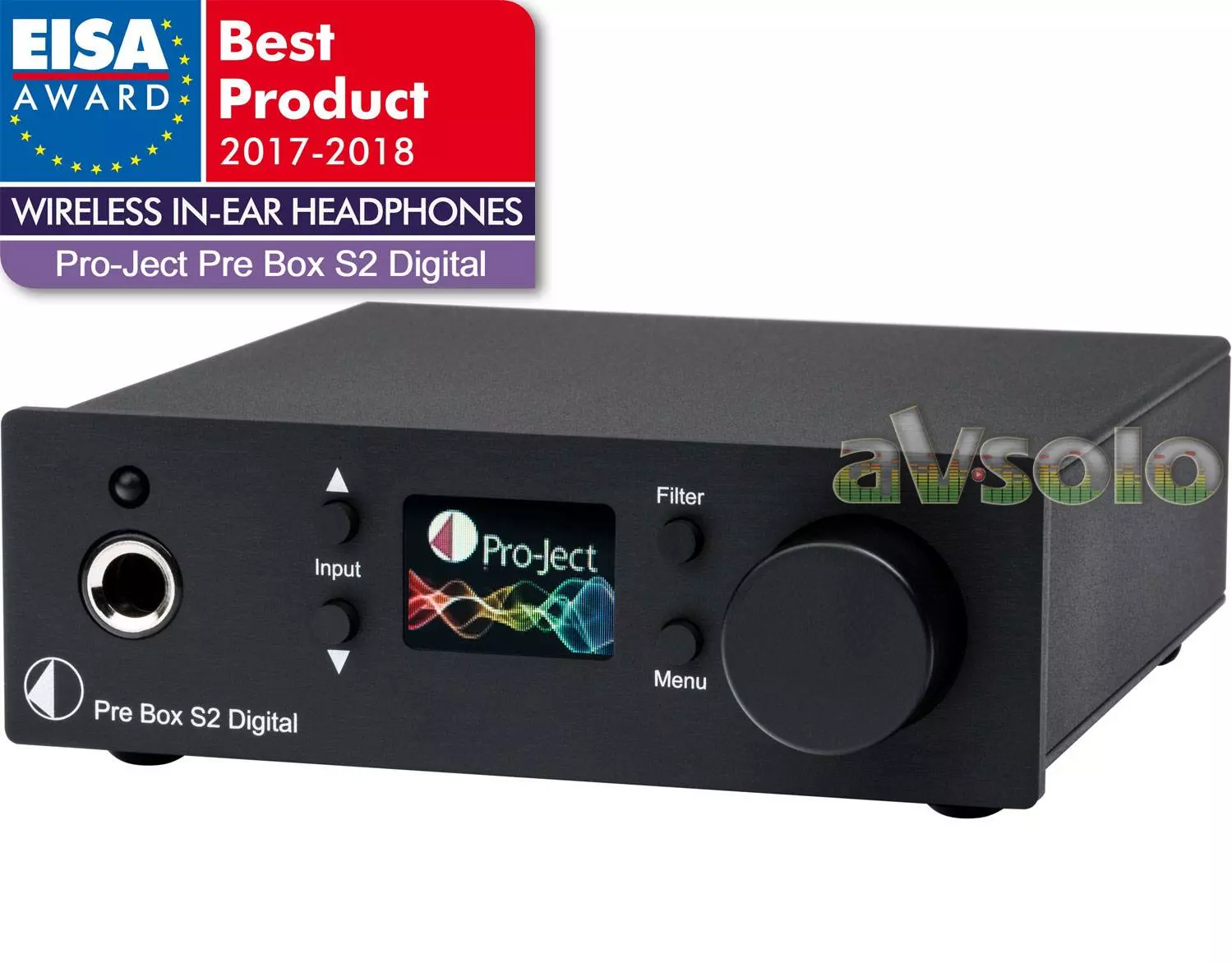 Предварительный усилитель Pro-Ject Pre Box S2 Digital Black